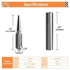 32 Pcs 9 16-18 Chrome Spike Lug Nuts For Ram 1500 2500 3500 Ram F250 f350