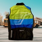 Men   s Threesport Coaching Cycling Wind Vest Sz Large