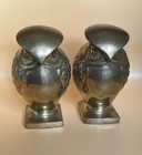 Vintage Solid Brass Gatco Owl Bookends Set Of Two