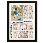 My Baby s First Year Picture Frame - 12-month Keepsake Photo Frame With Black