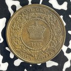 1861 Nova Scotia Large Cent Lot t8562 Nice 