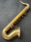 Rare Antique Brass Hohner Sax - Aka  Blow Accordion Or Saxophone Harmonica
