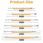 Jetmore 6 Pack Clay Tools Kit  Pottery   Sculpting Tools  6 