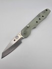 New Spyderco C240gm4p Smock Natural G-10 Cpm-m4 Exclusive Discontinued Knife