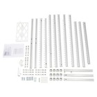Aluminum Alloy Rug Tufting Frame Silver Freestanding Tufting Frame W  Yarn Tray