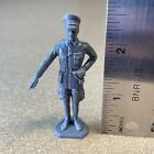 Marx Toys Wwii Battleground Gray German Officer Figure  Vtg 1960   s Army Men