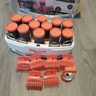 Conair More Big Curls Hot 12 Rollers Jumbo Hair Electric Complete 