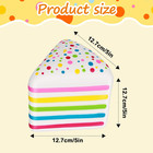 Jumbo Slow Rising Cake Squishy Toy  Soft Relief  3 Pcs
