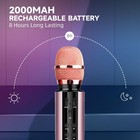 Microphone For Singing Wireless Bluetooth Karaoke Microphone 4-in-1 Portable    