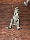 Vintage J Pitts Pewter Miner Figurines Lot Of 6 Mining Prospectors Uk