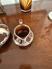 Lenox Art Nouveau Silver Overlay Teapot   Creamer 