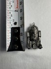Vintage Star Wars R2-d2 Hinged Pendant Charm 20th Century Fox Metal Droid