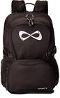 Nfinity Classic Cheer Backpack Black Cheerleading Bag Detachable Pouch 18x13x7