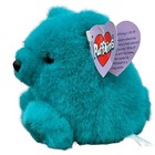 Swibco Puffkins Telly The Teal Blue Bear Plush 4  With Tags Style  6673 1994 New