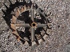Vintage Industrial Gear Large 20    Cast Iron Diamond Gear Wheel Art Steampunk