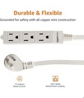 Amazon Basics 3ft 3-prong Extension Cord Indoor Power Cable 2-pack New