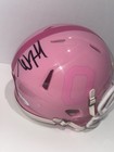 Will Howard Signed Custom Pink Ohio State Buckeyes Mini Helmet Champs Jsa Coa