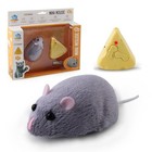 Cat Toy Interactive Electronic Motion Mouse Remote Control Teaser Pet Play Set 