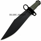 12  Tactical Hunting Rambo Combat Fixed Blade Knife Machete Bowie Survival Kit