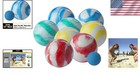 8-ball Bocce Set With Carrying Case     Perfect For Beach And Backyard Games