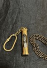 Brass Antique Style Compass Engraved With Joshua 1 9 Bible Verse W  Pouch