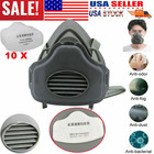 Reusable Facepiece Half Face Shield Respirator Mask For Painting Welding Sanding
