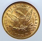 Choice 1895  10 Liberty Head Gold Eagle Ms-62 Ngc Oh Early American Gold Coinage
