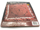Vogart Crafts Butterfly Beaded Pillow Kit  14  X 14   2528b Embroidery Nip