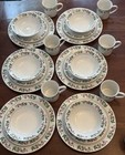 Gibson Christmas Charm Holly Berry 24-piece Dinnerware Set  Service For 6