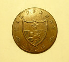1794 Half Penny  Conder Token Colonial Coin Lancaster - Very Nice 
