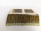 Vintage Cookson Pottery Green 8 25  Rectangular Planter   124