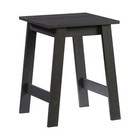 Mainstays Small Square Wood Side Table  Black Finish