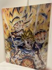 Super Saiyan Gohan  Goku  Vegeta Dragonball 3d Holographic Lenticular Poster