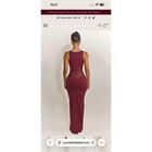 Mars The Label Burgundy Mesh Panel Maxi Dress Evening Formal Gown Size 12