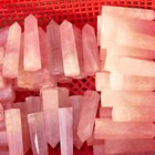 Wholesale Lot 1 Lb Natural Rose Quartz Obelisk Tower Point Crystal Natural Gems