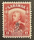 Travelstamps  Sarawak Stamps Scott  164 Mint  Og  Hinged  8c Crown Op Stamp Mogh