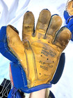 Vtg Brine L-35 Lacrosse Gloves Floating Cuff Cowhide Leather Flip Flops Model
