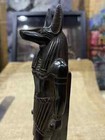 Anubis Ebros Anubis Egyptian God Afterlife Handmade Black Statue Of Basalt Stone
