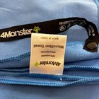 4monster Blue Microfiber Towel Lightweight Quick Dry Camping Travel Beach Body