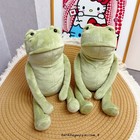 Jellycat Large Fergus Frog Cute Plush Figure Gift For Others 13in