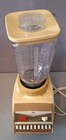 Vintage Osterizer Imperial Pulse Matic 10 Blender Brown beige Model  856 Working