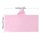 Romasa Toddler Hooded Bath Towel Ultra Soft Towel Highly Absorbent Bathrobe B   