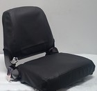 Universal Tractor   Forklift Seat W non-retractable Seat Belt black Leatherette 