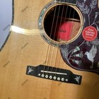 Premium Hummingbird Style Spruce Solid Top Acoustic Guitar Bone Nut In Stock