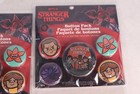 Lot 6 Stranger Things Button Packs Of 5 Per Pack New 