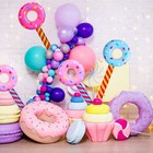 4 Lollipop Suckers Inflatable Birthday Donut Holes Wonka Candyland Valentine