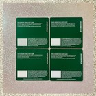       2026 Starbucks Valentine s Day Complete Set Of 4 Die-cut Hearts Gift Cards  0