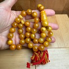 Handmade Antiq Amber Misbaha Tasbih Islamic Prayer Beads 12 2mm 45g