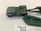 Vintage Marx Guns Of Navarone Playset Jeep  Field Cannon  Raft  Accessories 54mm