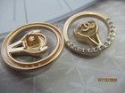 Chanel 2 Light  Gold Tone   Cc Logo   25mm  Over 1   Buttons This Is For 2